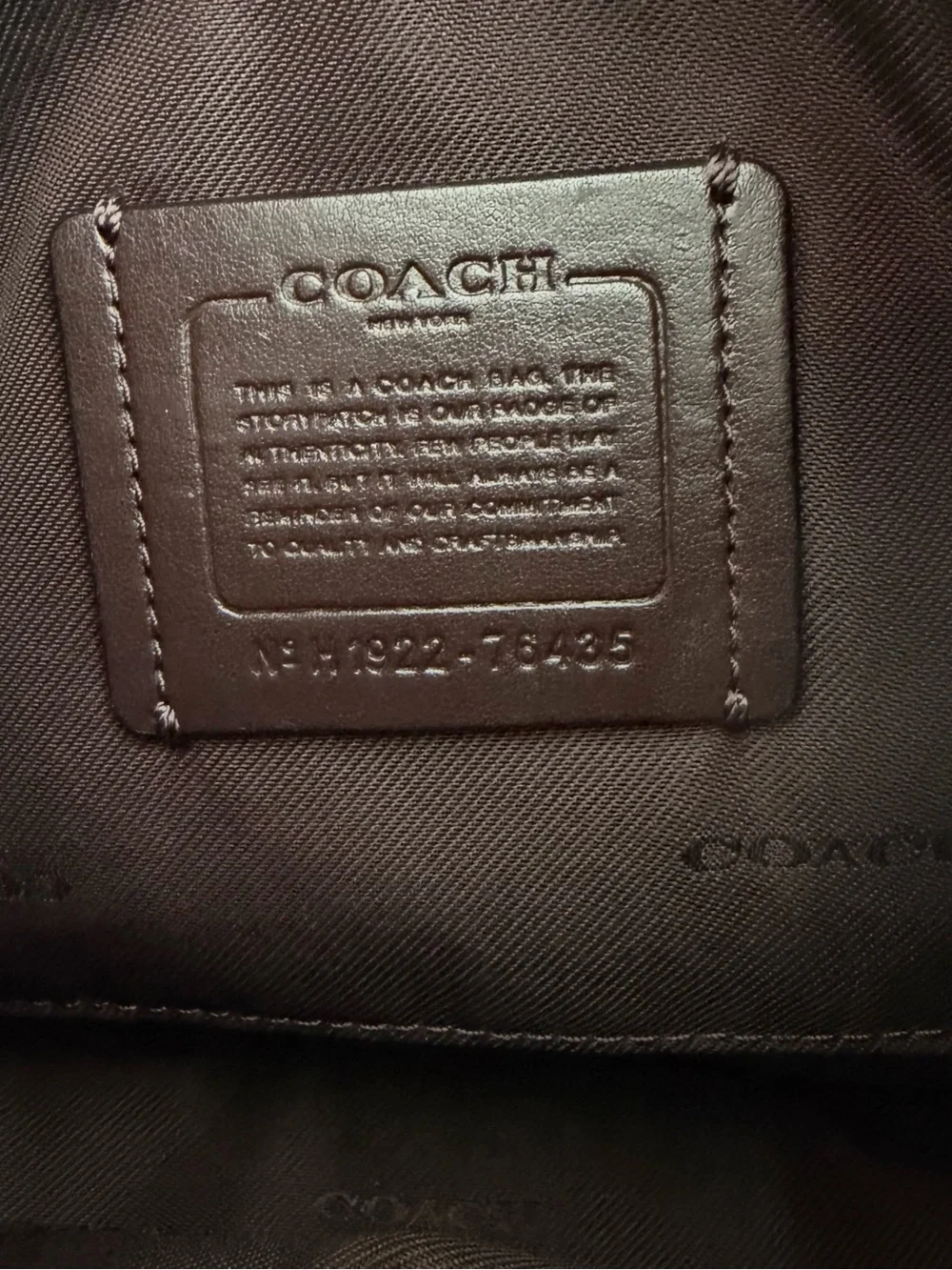 Coach sleek shoulder